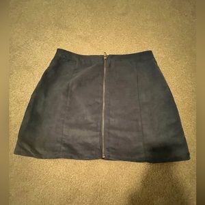 Divided H&M, Blue, Suede-ish Mini Skirt
